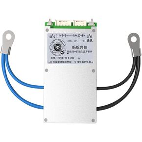 Ant 8-20S 450A BMS Battery Protection Module PCB Protection Board with Balance Leads Wires for Li-ion, Lifepo4, LTO Battery Smart Balance Protection Board