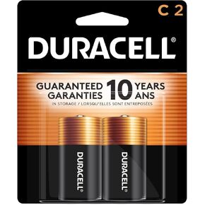 Duracell Copper Top C Duracell Coppertop C Alkaline Batteries 1.5 Volt 2 Each