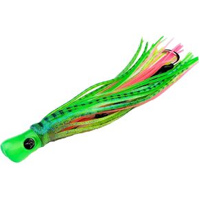 Skipjack 9.5" Hybrid UV Big Game Fishing Tuna & Marlin Tolling Lure 200lb Test 10/0 Cable Assist Japanese Hook Rigged