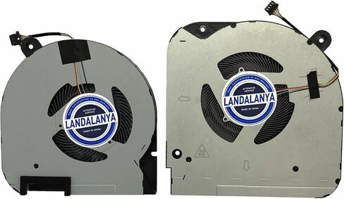 استبدال جديد وحدة المعالجة المركزية + مروحة تبريد GPU لـ DELL G7 17 7700 وحدة المعالجة المركزية للكمبيوتر المحمول EG50061S1-C050-S9A 0WMJ4N DC12V 0.50A (EG50061S1-C040-S9A 0KFDJ9 DC12V 0.52A لاحظ أن وحدة معالجة الرسومات عبارة عن واجهة ذات 4 أسلاك) in Kuwait