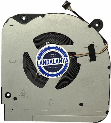 استبدال جديد وحدة المعالجة المركزية + مروحة تبريد GPU لـ DELL G7 17 7700 وحدة المعالجة المركزية للكمبيوتر المحمول EG50061S1-C050-S9A 0WMJ4N DC12V 0.50A (EG50061S1-C040-S9A 0KFDJ9 DC12V 0.52A لاحظ أن وحدة معالجة الرسومات عبارة عن واجهة ذات 4 أسلاك) in Kuwait