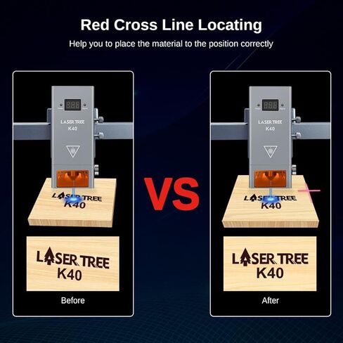 Laser Tree Laser Cutter Module, 60000mW(60W+) Output Power Laser Module, Switchable Diode Laser Module for Laser Engraver, Designed for Powerful Cutting, Higher Accuracy Laser Module with Air Assist in Saudi Arabia