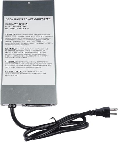 RV Power Converter/Charger w/Lithium-Ion Switch WF-9855-AD-MBA WF-9855AN Replacement for IOTA-DLS-55 Atwood ACO-32 Todd Engineering PC-30 WF-9855 WF-9855-MBA Vahaha in Kuwait