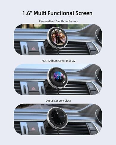 Ottocast Wireless CarPlay Adapter - CarPlayClip CarPlay Wireless Adapter with Visual Smart Screen, Mini Car Play Adapter Quickly Converts Wired CarPlay to Wireless CarPlay for OEM Wired CarPlay Cars in Saudi Arabia