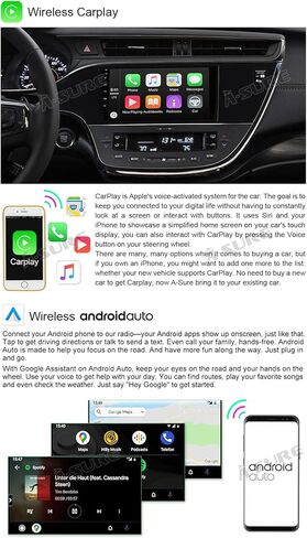 ASURE 9 بوصة Android Car Stereo Radio ترقية لتويوتا أفالون 2013-2018، 4Core 2G+32G Car Dash 1280x800 شاشة تعمل باللمس GPS رئيس وحدة الملاحة، مشغل فيديو الوسائط المتعددة مع Carplay اللاسلكي، Android Auto in Kuwait