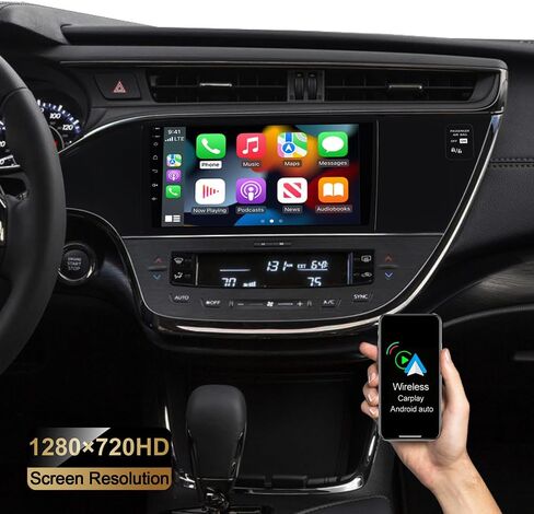 ASURE 9 بوصة Android Car Stereo Radio ترقية لتويوتا أفالون 2013-2018، 4Core 2G+32G Car Dash 1280x800 شاشة تعمل باللمس GPS رئيس وحدة الملاحة، مشغل فيديو الوسائط المتعددة مع Carplay اللاسلكي، Android Auto in Kuwait