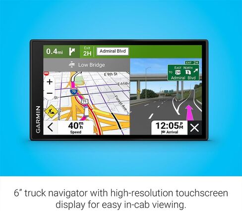 Garmin 010-02923-00 dezl OTR620 6 inch GPS Truck Navigator, Custom Truck Routing, Satellite Imagery | Official USA Partner Model | Bundle with 2 YR CPS Enhanced Protection Pack in Saudi Arabia