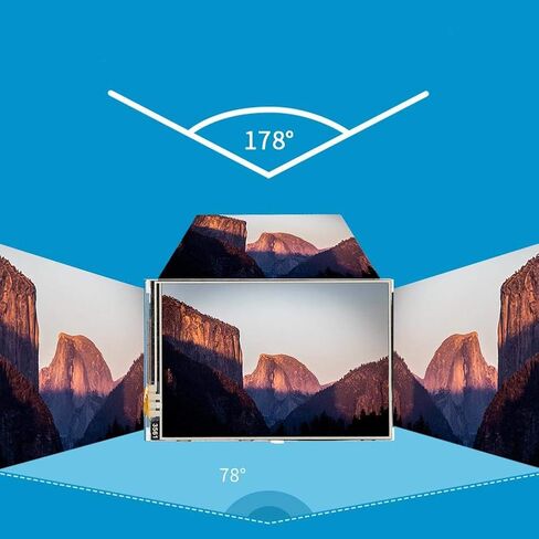 شاشة لمس ملونة Yoidesu مقاس 3.5 بوصة لشاشة HDMI LCD IPS بدقة 480x320 لجميع إصدارات اللوحات الأم، مريحة وسهلة الاستخدام in Saudi Arabia