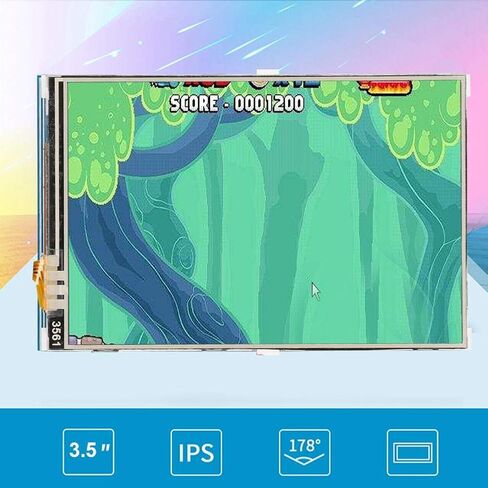 شاشة لمس ملونة Yoidesu مقاس 3.5 بوصة لشاشة HDMI LCD IPS بدقة 480x320 لجميع إصدارات اللوحات الأم، مريحة وسهلة الاستخدام in Saudi Arabia