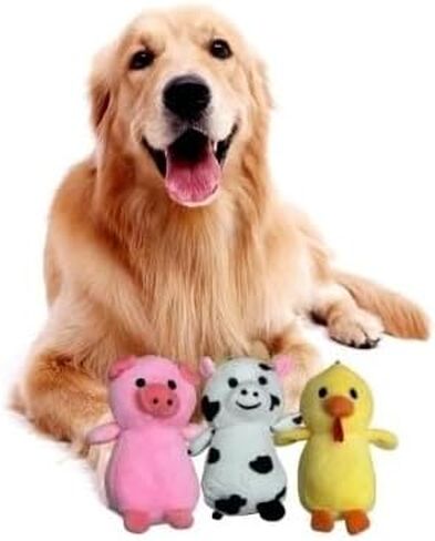 Hide and Seek Farm Animals in a Barn, Barnyard Animals That Squeak (3 Pack Animals (Pig, Cow, Chicken)) in Kuwait