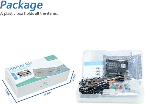 Freenove Basic Starter Kit with Board V5 Rev4 WiFi (Compatible with Arduino IDE), Arm Cortex-M4 Microcontroller, Onboard ESP32-S3, 179-Page Detailed Tutorial, 140 Items, 34 Projects in Saudi Arabia