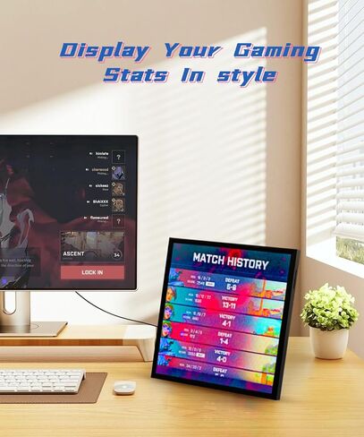 عرض إطارات الصور الرقمية Divoom Pixoo64 Smart Pixel - الطقس في الوقت الحقيقي، والساعة، وفن البكسل للعطلات لأي مناسبة، رمادي غامق in Kuwait