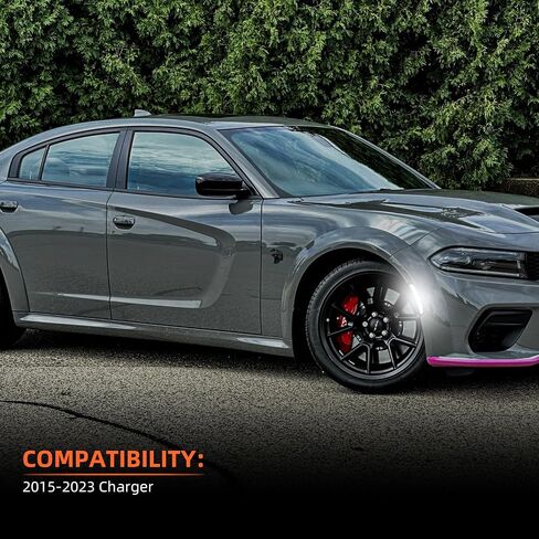 LED Sequential Side Marker Lights for Charger 2015-2023. Front Rear LED Fender Light, Smoked Lens, White Parking Lamp Functionality, Compatible with Charger SXT, for Scatpack, for SRT Hellcat, 4Pcs in Saudi Arabia