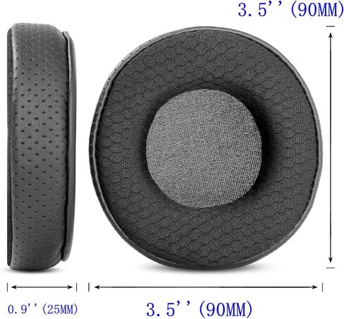 زوج واحد من وسائد الأذن البديلة المتوافقة مع أغطية أذن سماعات الرأس Koss ProDJ200 ProDJ100 Pro DJ200 Pro DJ100 (أسود 2) in Kuwait