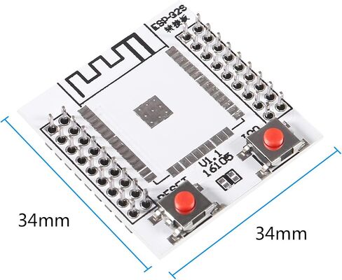 Alinan 2 Sets ESP-32S ESP-32F Module Matching Adapter Board WiFi Bluetooth Module + ESP-WROOM-32 ESP32 Module in Saudi Arabia