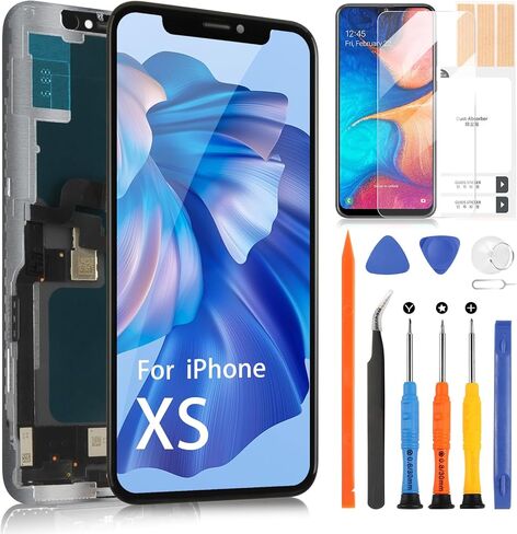آيفون Xs استبدال الشاشة A2097 شاشة الكريستال السائل محول الأرقام A1920 A2100 A2098 مجموعة شاشة تعمل باللمس مع أدوات إصلاح in Saudi Arabia