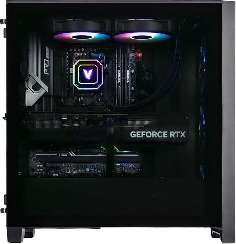 Velztorm Altix AMD Zen 5 AI Gaming Desktop (AMD Ryzen 7 9700X 8-Core, 32GB DDR5 4800MHz RAM, 2TB PCIe SSD, GeForce RTX 4070 Super 12GB, 1000W, 240mm AIO, WiFi6E, BT 5.2, Win 11 Home) VELZ0101 in Saudi Arabia