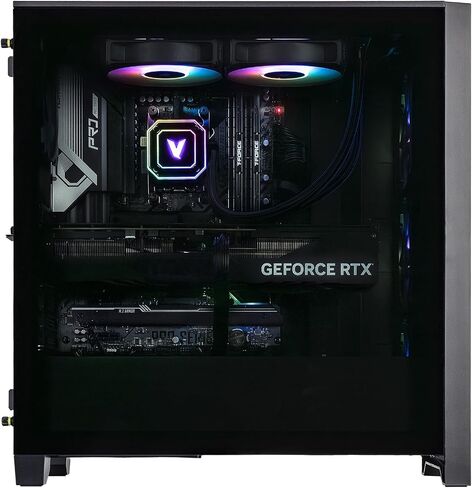 Velztorm Altix AMD Zen 5 AI Gaming Desktop (AMD Ryzen 7 9700X 8-Core, 32GB DDR5 4800MHz RAM, 2TB PCIe SSD, GeForce RTX 4070 Super 12GB, 1000W, 240mm AIO, WiFi6E, BT 5.2, Win 11 Home) VELZ0101 in Saudi Arabia