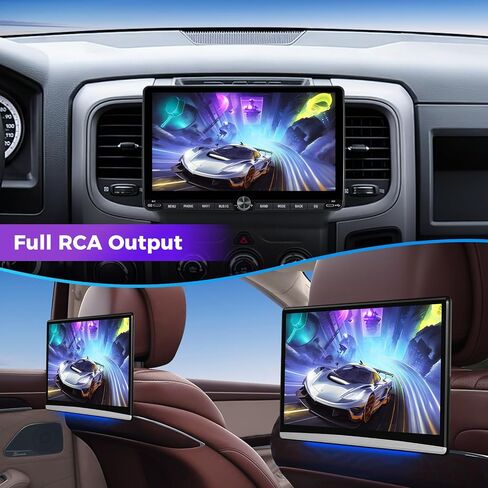 ستيريو سيارة بشاشة لمس 10 بوصة لسيارة دودج رام 1500 2500 3500 2013-2018 (التحكم اليدوي في المناخ) ترقية مجموعة استبدال الراديو مع CarPlay اللاسلكي Android Auto DSP GPS Navigation (4GB+64GB) in Kuwait