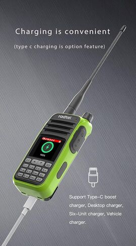 Radtel RT-420 6 العصابات هام اتجاهين راديو 256CH الهواء الفرقة اسلكية تخاطب NOAA VOX USB SOS LCD اللون الشرطة الماسح الضوئي الطيران in Kuwait