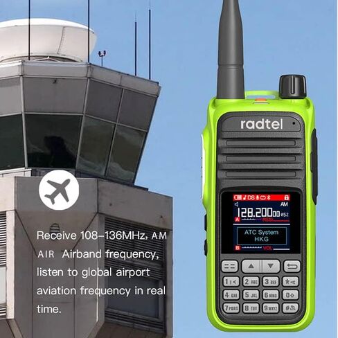Radtel RT-420 6 العصابات هام اتجاهين راديو 256CH الهواء الفرقة اسلكية تخاطب NOAA VOX USB SOS LCD اللون الشرطة الماسح الضوئي الطيران in Kuwait