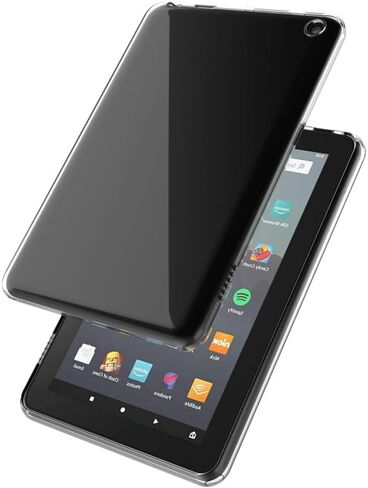 Clear Case for Amazon All-New Kindle Fire HD7 12th Generation P8AT8Z(2022 Release),Ultra Slim TPU Soft Shell Transparent Cover for Amazon Kindle Fire HD 7 12th Gen 7" (for HD7 12th 2022) in Saudi Arabia