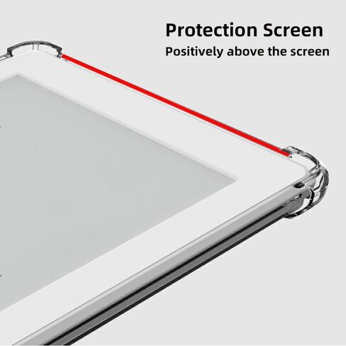 Clear Case for Amazon All-New Kindle Fire HD7 12th Generation P8AT8Z(2022 Release),Ultra Slim TPU Soft Shell Transparent Cover for Amazon Kindle Fire HD 7 12th Gen 7" (for HD7 12th 2022) in Saudi Arabia
