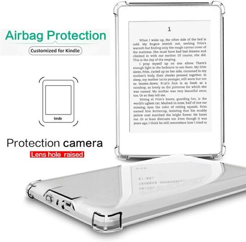 Clear Case for Amazon All-New Kindle Fire HD7 12th Generation P8AT8Z(2022 Release),Ultra Slim TPU Soft Shell Transparent Cover for Amazon Kindle Fire HD 7 12th Gen 7" (for HD7 12th 2022) in Saudi Arabia
