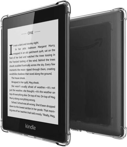 حافظة شفافة لجهاز Amazon Kindle Fire HD7 الجديد كليًا الجيل الثاني عشر P8AT8Z (إصدار 2022)، غطاء شفاف فائق النحافة من مادة TPU الناعمة لجهاز Amazon Kindle Fire HD 7 الجيل الثاني عشر 7 بوصة (لجهاز HD7 12th 2022) in Kuwait