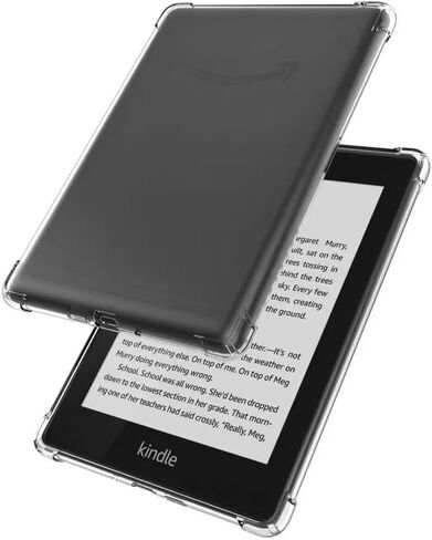 حافظة شفافة لجهاز Amazon Kindle Fire HD7 الجديد كليًا الجيل الثاني عشر P8AT8Z (إصدار 2022)، غطاء شفاف فائق النحافة من مادة TPU الناعمة لجهاز Amazon Kindle Fire HD 7 الجيل الثاني عشر 7 بوصة (لجهاز HD7 12th 2022) in Kuwait