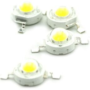 HiLetgo 20pcs 1W High Power LED Light Beads White 80-90LM