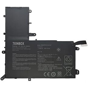B41N1827 15.36V 56Wh Replacement Laptop Battery for ASUS ZenBook Flip 15 UX562FA UX562FA-AC033T UX562FA-AC028T UX562FA-AC022T