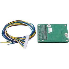 Battery Charging Protection Board, 14S 48V 100A BMS PCB Balance Charging Over Discharge Charge Temperature Protection 14 Strings Series Protect Module