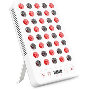 Red-Light-Panel,660nm 850nm, Built in Timer,40 LEDs,200W High Power Panel Used to Promote Sleep, Improve Body, Relieve Muscle Fatigue