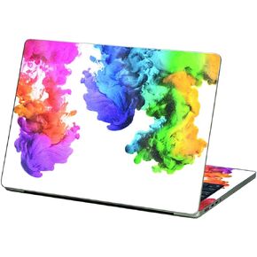 MightySkins Glossy Glitter Skin Compatible with Apple MacBook Air 13.6" M2 (2022) - Aqua Paint | Protective, Durable High-Gloss Glitter Finish | Easy to Apply and Change Styles | Made in The USA