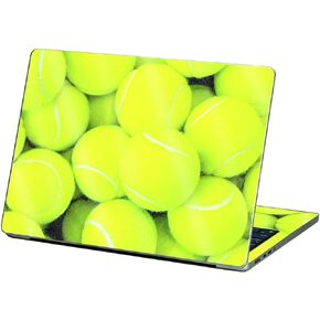 MightySkins Glossy Glitter Skin Compatible with Apple MacBook Air 13.6" M2 (2022) - Tennis is Life | Protective, Durable High-Gloss Glitter Finish | Easy to Apply and Change Styles | Made in The USA