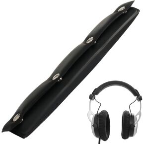 DT880 Headband Cushion Replacement Protein Leather Headband Pad Compatible with DT 770 860 880 990 PRO/Sennheiser HD380 HD600 HD650/ ATH-M50/ Sony MDR-V6 V600 Headphone Headband Protector