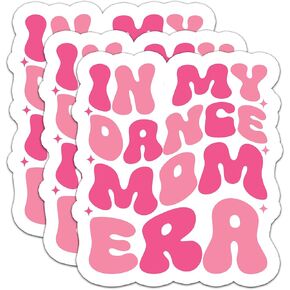 (3PCS) Dance is My Favorite Season Sticker Dance Stickers Decorate Books, Laptops, Water Bottles, Tumblers, Cups, Waterproof Vinyl Decal, Funny Dance Sticker Decals for Dancing Lovers 3'' x 3"