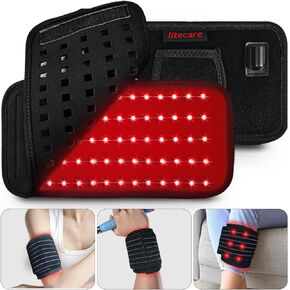 Red Light Therapy Belt, Infrared Light Therapy for Body, Wearable Wrap with Timer for Back Shoulder Waist Muscle Pain Relief, Improve Joint Inflammation, Red Light Therapy for Body