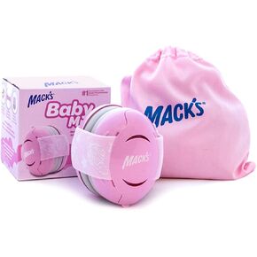 Mack's® Baby Muffs | Baby Ear Muffs Noise Protection | High NRR - 17 Decibels | Noise Cancelling Headphones for Babies & Toddlers | Ages 3-36 Months