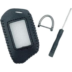 #RFX-2WT9-FM Leather Case Remote Compustar T9 2 Way Remote Key fob and Accessory Part Quality Durable New Replacement Parts for Compustar