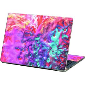 MightySkins Glossy Glitter Skin Compatible with Apple MacBook Pro 13" M2 (2022) - Paint Party | Protective, Durable High-Gloss Glitter Finish | Easy to Apply and Change Styles | Made in The USA
