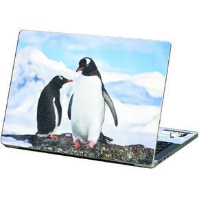 MightySkins Glossy Glitter Skin Compatible with Apple MacBook Pro 13" M2 (2022) - Penguin | Protective, Durable High-Gloss Glitter Finish | Easy to Apply, Remove, and Change Styles | Made in The USA