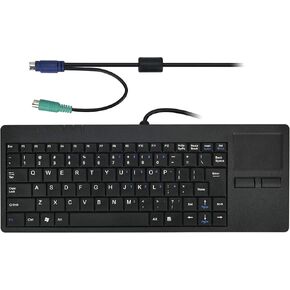 MCSaite Wired PS2 Silm Keyboard with Touchpad
