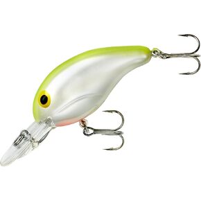BANDIT LURES Crankbait Series 100 200 & 300 Bass Fishing Lures, Pearl Chartreuse Back, Series 200 (Dives to 8') (BDT215)