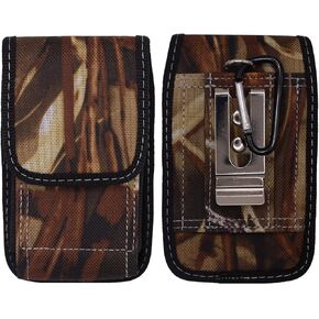 (RED/VERTICAL1) Classic Carry Pouch case with Belt Clip for Dexcom G6 Mobile CGM Receiver