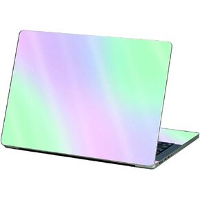 MightySkins Glossy Glitter Skin Compatible with Apple MacBook Pro 13" M2 (2022) - Cotton Candy | Protective, Durable High-Gloss Glitter Finish | Easy to Apply and Change Styles | Made in The USA