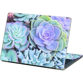 MightySkins Glossy Glitter Skin Compatible With Apple MacBook Pro 13" M2 (2022) - Succulent | Protective, Durable High-Gloss Glitter Finish | Easy to Apply, Remove, and Change Styles | Made in The USA