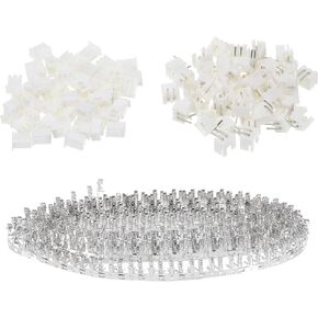 MECCANIXITY 2.54mm Pitch XH Connector Kits 2 Pin Male Female Header Right Angle Socket Housing Cable Adapter and Crimp DIP Kits, 50 Set(200pcs)