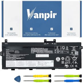 استبدال بطارية الكمبيوتر المحمول L20M3P71 L20D3P71 لجهاز Lenovo ThinkPad X13 Yoga G2 Series Notebook L20C3P71 L20L3P7 L20M3P71 SB10W51924 5B10W51823 11.52V 57Wh 4950mAh